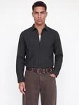 Jack & Jones Langarmhemd "JJEFIELD MELANGE SHIRT LS SN" Baumwolle, normal...