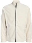 Fleecejacke JACK & JONES "JJPLUTO FLEECE JACKET", Herren, Gr. XS, moonbeam,