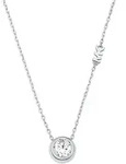 Kette mit Anh&auml;nger MICHAEL KORS "Premium", metallfarben, kristallwei&szlig;,...