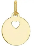 Kettenanh&auml;nger AMOR "Herz", gold (gelbgoldfarben), Schmuckanh&auml;nger, Damen,...