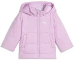 Winterjacke PUMA "Minicats Wattierte Kapuzenjacke Kinder", Jungen, Gr. 68, rosa
