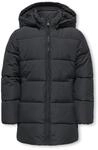 Steppmantel KIDS ONLY "KOGJUTA PUFFER COAT OTW NOOS", M&auml;dchen, Gr. 140, schwarz,