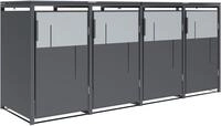 WESTMANN M&uuml;lltonnenbox "Tonus 4" BxTxH: 265x80x116 cm, f&uuml;r 4x240 L M&uuml;lltonnen