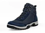 Schn&uuml;rboots ECCO "Xpedition III", Damen, Gr. 37, blau (marine), Nubukleder, Textil,