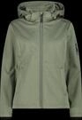 CMP Softshelljacke "WOMAN JACKET ZIP HOOD" mit Kapuze mit Kinnschutz, atmungsaktiv,