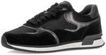 Sneaker GABOR "Sneaker low", Damen, Gr. 41, schwarz, Schuhe Sneaker