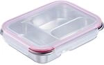 WESTMARK Lunchbox "Edelstahl Lunch Box/ Frischhaltedose, geteilt, 280 + 280 + 4" Made