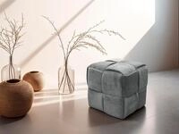byLIVING Pouf "URBAN" Bezug Cord in verschiedenen Farben, Schaumstoff