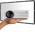 LA VAGUE LED-Beamer "LED-Projektor inkl. LV-STA100FP LV-HD200 BUNDLE", wei&szlig;, Beamer