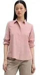 Langarmbluse MARC O'POLO "in samtiger Cord-Qualit&auml;t", Damen, Gr. 46, rosa (misty
