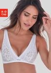 Bralette-BH S.OLIVER "Maelle", Damen, Gr. 75, Cup C, wei&szlig;, Spitze,...