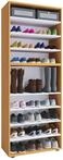VCM Schuhschrank "XXL Holz Gro&szlig;er Schuhschrank Schuhregal Lona 9" 1 Stk. tlg.