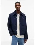 Blouson TOMMY JEANS "TJM CITY LIFE COACH JACKET", Herren, Gr. S, blau (schwarz...