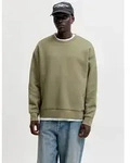 Sweatshirt JACK & JONES "JJEBARRON SWEAT CREW NECK NOOS", Herren, Gr. M, gr&uuml;n