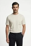 BOSS GREEN T-Shirt "TS Structure" 100% Cotton, Regular Fit, Rundhalsausschnitt