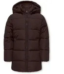 Steppmantel KIDS ONLY "KOGJUTA PUFFER COAT OTW NOOS", M&auml;dchen, Gr. 140, braun