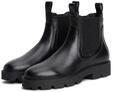 Tommy Hilfiger Chelseaboots "TH MONOGRAM LEATHER CHELSEA BOOT" Blockabsatz,