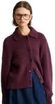Cardigan MARC O'POLO DENIM "aus weichem Schurwolle-Mix", Damen, Gr. XS, lila