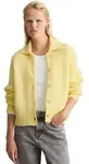 Marc OPolo DENIM Strickjacke mit Polokragen mit Schurwolle und Alpakawolle