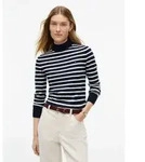Strickpullover TOMMY HILFIGER "COTTON JERSEY SLIM MK-NK SWT", Damen, Gr. XS...