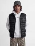 Steppweste JACK & JONES "JJEKINGSLEY LIGHT BODYWARMER COLLAR NOOS", Herren, Gr. L,