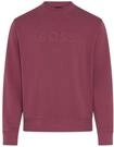 Sweatshirt BOSS ORANGE, Herren, Gr. M, lila (medium rot618), Sweatware, Obermaterial: