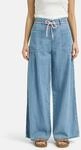 Weite Jeans SMITH & SOUL, Damen, Gr. 27, blau (light denim), Denim/Jeans, Material: