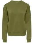 ONLY Sweatshirt "ONLSWEAT L/S CREW OVERSIZE SWT", Baumwollmischung, loose fit,