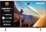PHILIPS LED-Fernseher "65PUS8001/12", Energieeffizienz: F (A-G), schwarz