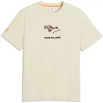 T-Shirt PUMA "McLAREN RACING Graphic T-Shirt Herren", Herren, Gr. S, beige (alpine