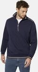 Sweatshirt BABISTA "Sweatshirt FRANLONA", Herren, Gr. M, blau (dunkelblau),