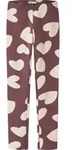Leggings NAME IT "NKFDAVINA AOP SWE LEGGING BRU NOOS", M&auml;dchen, Gr. 92, N-Gr,...