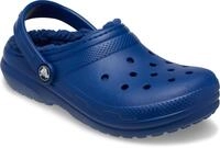 Clog CROCS "Classic Lined Clog", M&auml;dchen, Gr. 27, blau (ribbon blau), Croslite&trade;,