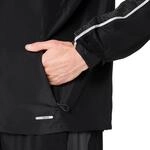 Laufjacke ASICS "ROAD LITE-SHOW JACKET", Herren, Gr. XXL, schwarz (performance