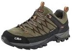 Wanderschuh CMP "RIGEL LOW WP TREKKING SHOES", Herren, Gr. 47, gr&uuml;n (olive, flame),