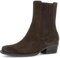 Gabor Westernstiefelette Blockabsatz, Cowboyboots in eckiger Karreeform, Weite G (=