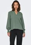 ONLY "ONLMETTE V-NECK LS SMOCK TOP NOOS WVN" Kunstfaser, regular fit