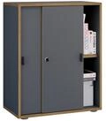 VCM Aktenschrank "B&uuml;roschrank Aktenschrank Schiebet&uuml;ren Salia 2fach" 1 Stk. tlg.