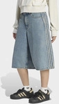 Shorts ADIDAS ORIGINALS "DENIM-JORTS, MITTELHOHER BUND", Damen, Gr. 44, N-Gr,...