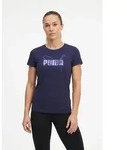 PUMA T-Shirt "ESS LOGO LAB METALLIC TEE" Regular Fit, mit Rundhalsausschnitt,...