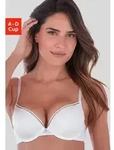 Push-up-BH S.OLIVER "Schalen-BH, B&uuml;gel-BH, T-Shirt-BH, Elina", Damen, Gr. 75,...