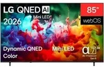 LG QNED-Fernseher "85QNED70B6A", Energieeffizienz: E (A-G), bunt (schwarz), 85