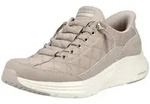 Sneaker SKECHERS "Skechers Sneaker Lederimitat", Damen, Gr. 42, beige (taupe),