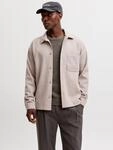 Jack & Jones Langarmhemd "JJEREGENT OVERSHIRT LS SN" Polyester, relaxed fit