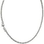 Collierkettchen ZEEME "Silber 925 poliert K&ouml;nigskette 2,2mm breit", wei&szlig;,