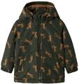Outdoorjacke NAME IT "NMMMAX JACKET PA AOP NOOS", Jungen, Gr. 98, rosin aop:3 tiger,