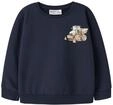 Name It Sweatshirt "NMMNELSON LS NREG SWEAT BRU BOX", Baumwollmischung, regular...