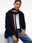 Tommy Hilfiger Strickschal "TH RWB RASHELLE SCARF" aus Wollmix mit...