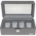 Uhrenbox WINDROSE "Tempora, 804020.07", grau, Aufbewahrungsboxen, Damen, Kunstleder,
