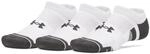 Sneakersocken UNDER ARMOUR "NEW UA PERF TECH 3PK NS", Damen, Gr. XL, schwarz-wei&szlig;